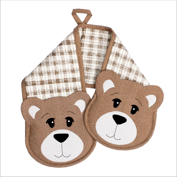 Pot Holder Pattern - Vanilla House Designs - Sloth Full Oven Mitts